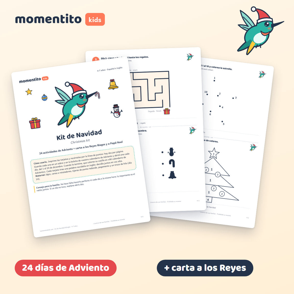 Kit de Navidad bilingüe